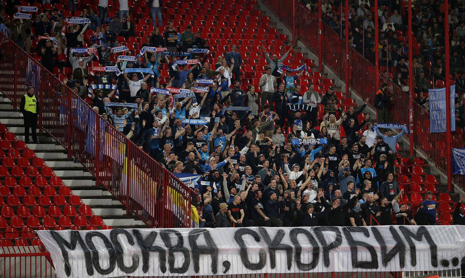 Beograd: Prijateljska utakmica Crvene zvezde i Zenita