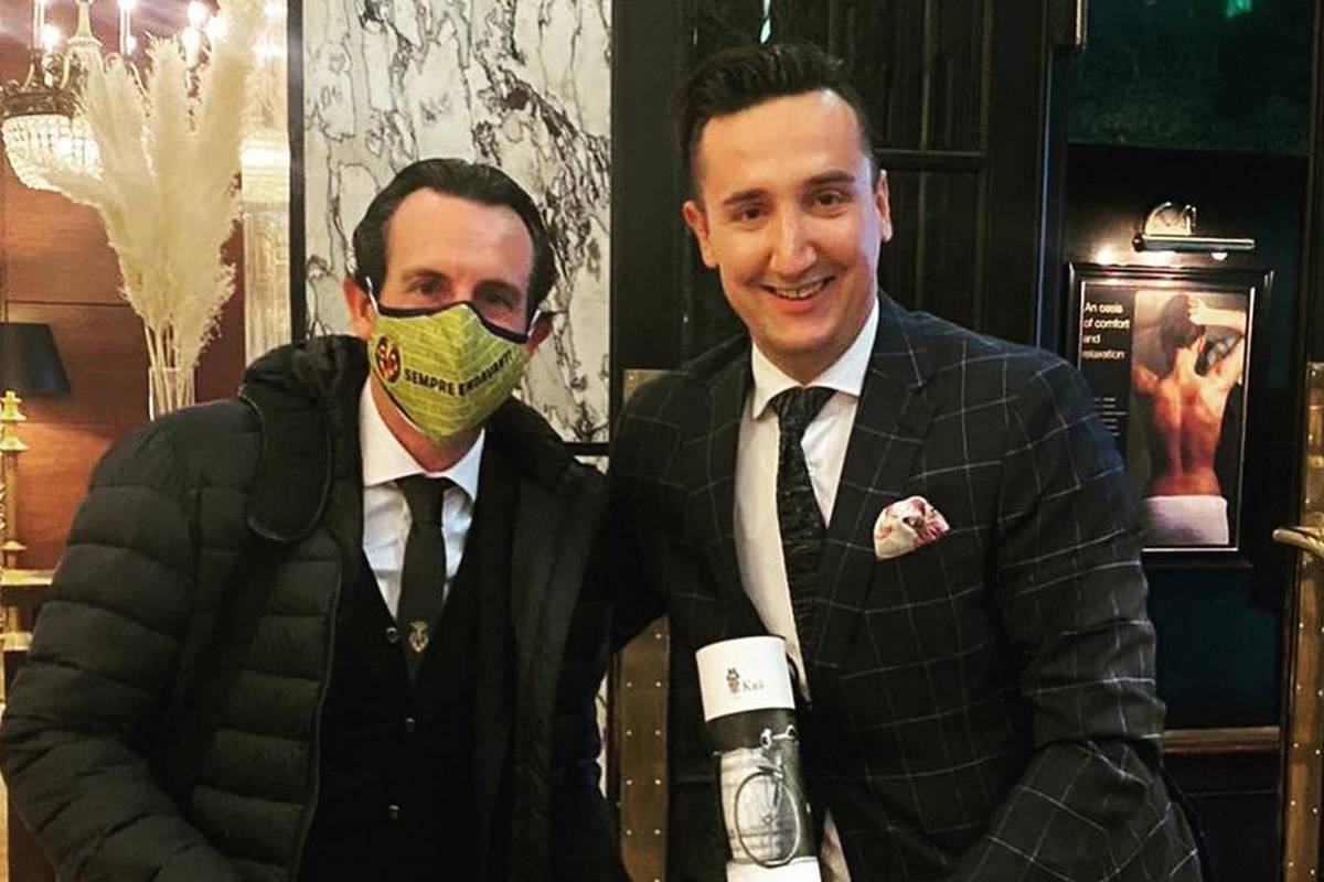 Unai Emery i hrvatski dvojnik u Zagrebu: Poklonio sam mu vino