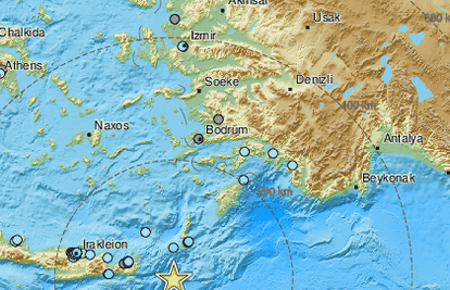 Potres magnitude 5,4 zatresao Grčku i Tursku: 'Jako se osjetio'