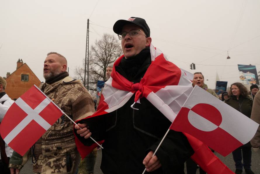 Protesters rally in Copenhagen in solidarity with Greenland
