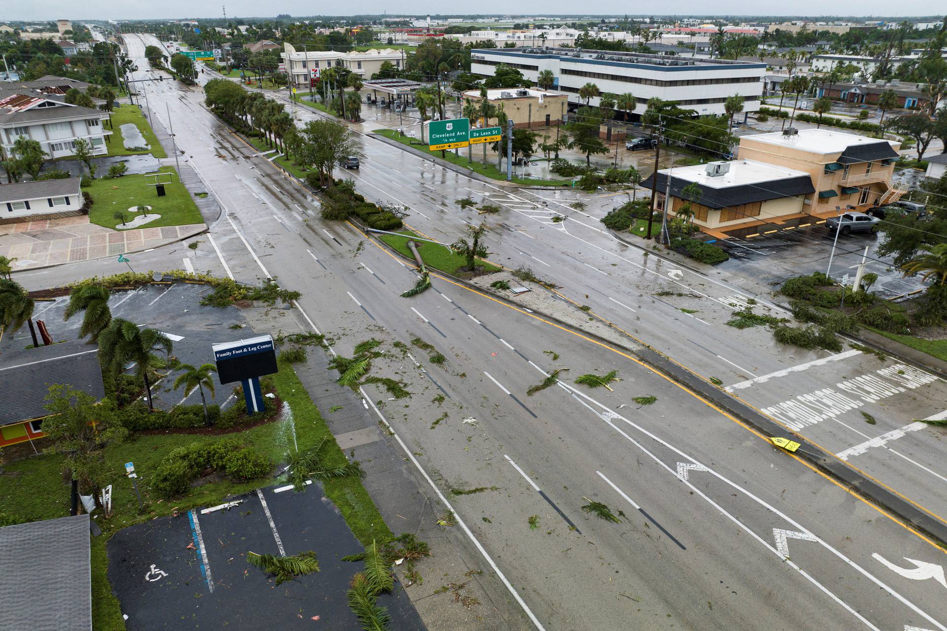 Hurricane Milton approaches Fort Myers, Florida