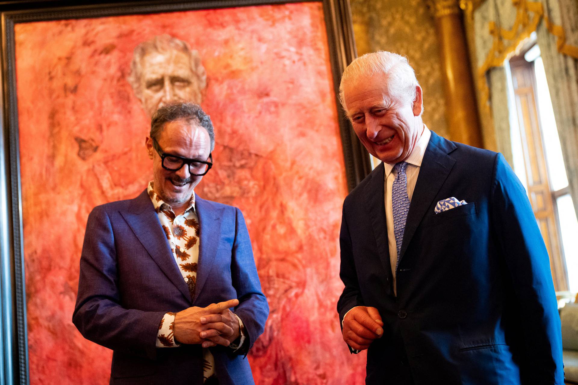 Portrait of Britain's King Charles by artist Jonathan Yeo unveiled in London