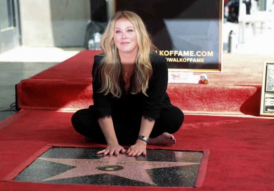 Christina Applegate receives a star on Hollywood's Walk of Fame