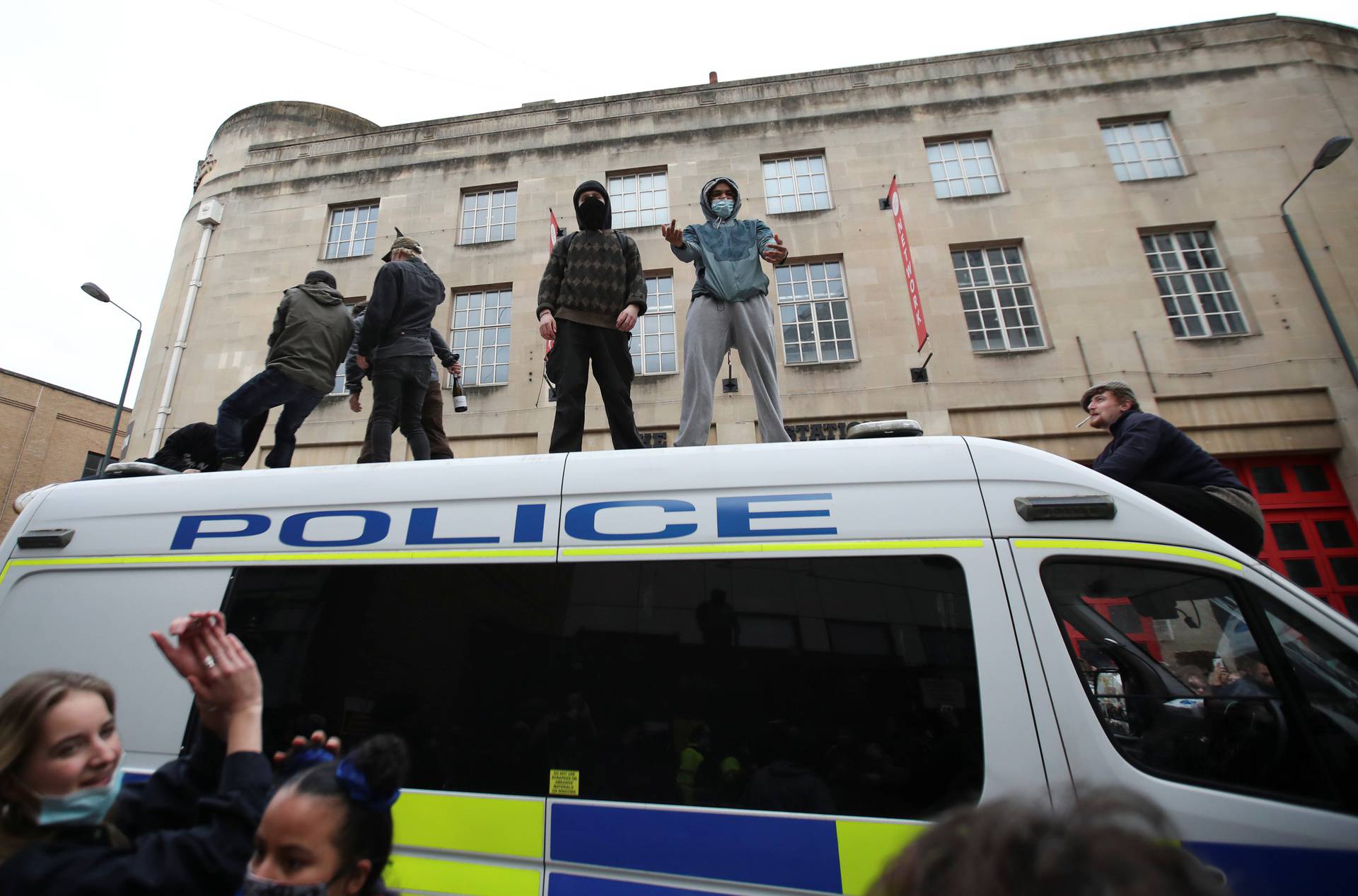 Protest against new proposed policing bill, in Bristol