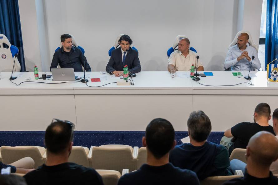 Split: Sjednica Županijskog Nogometnog Saveza na kojoj je izabran novi predsjednik Hrvoje Maleš