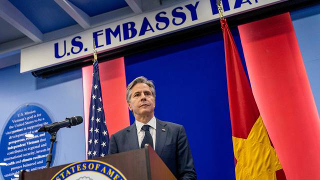 U.S. Secretary of State Antony Blinken visits Hanoi