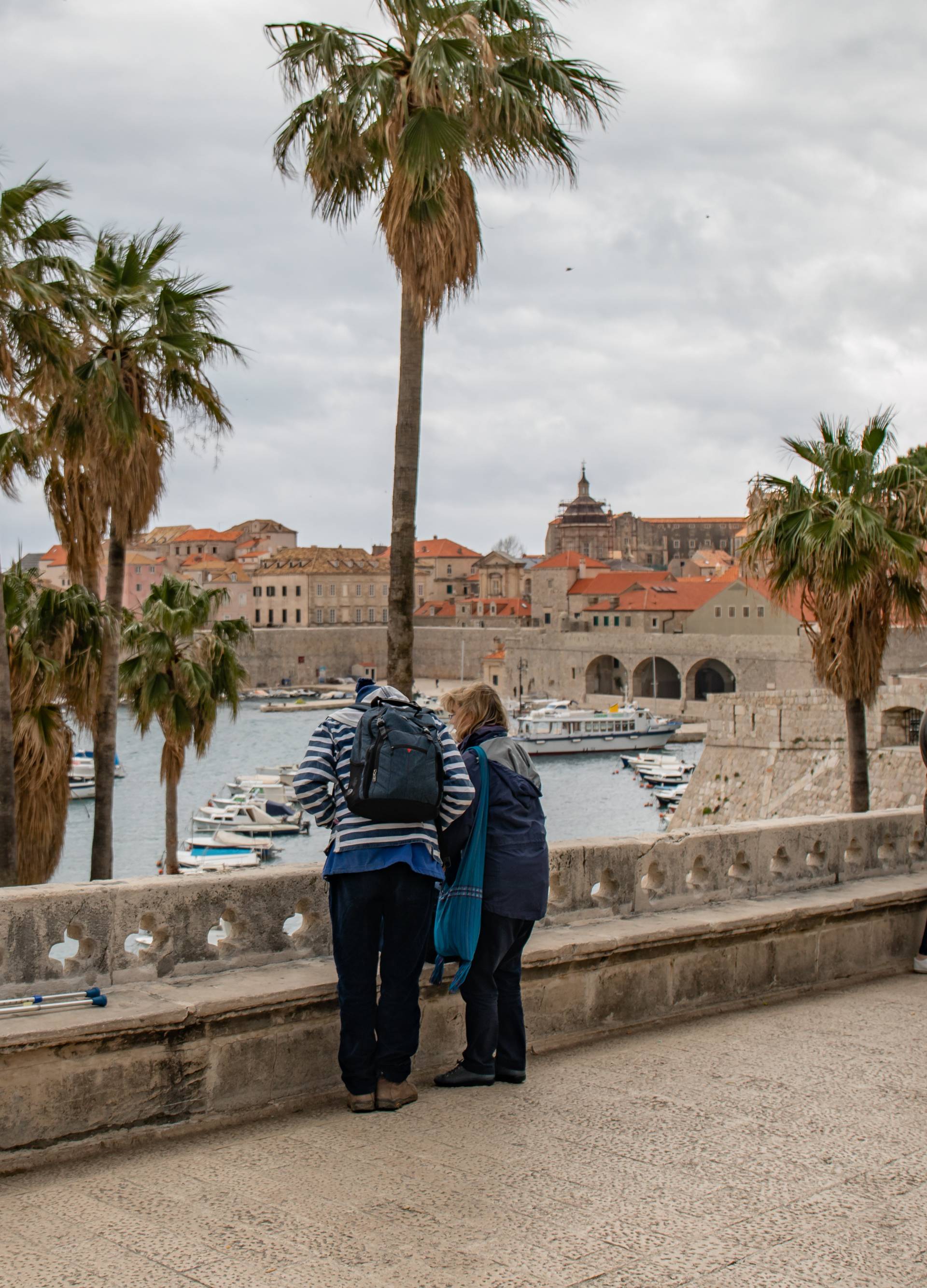 Jako jugo i kiša u Dubrovniku