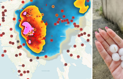 Zbog jakog nevremena na snazi upozorenje za više regija: Tuča i snažan vjetar već pogodili Istru