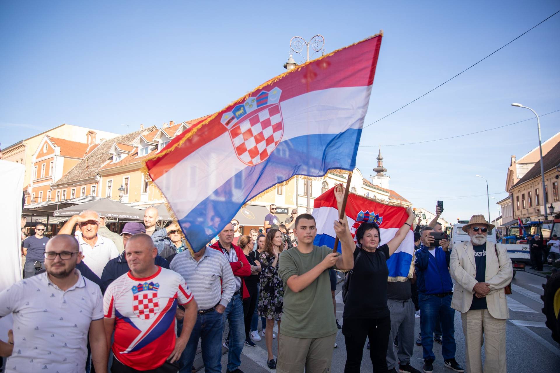 Prosvjed svinjogojaca u Vinkovcima zbog afričke svinjske kuge