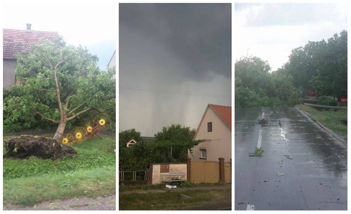 Slavonci su očajni: Milijunske štete od olujnog nevremena