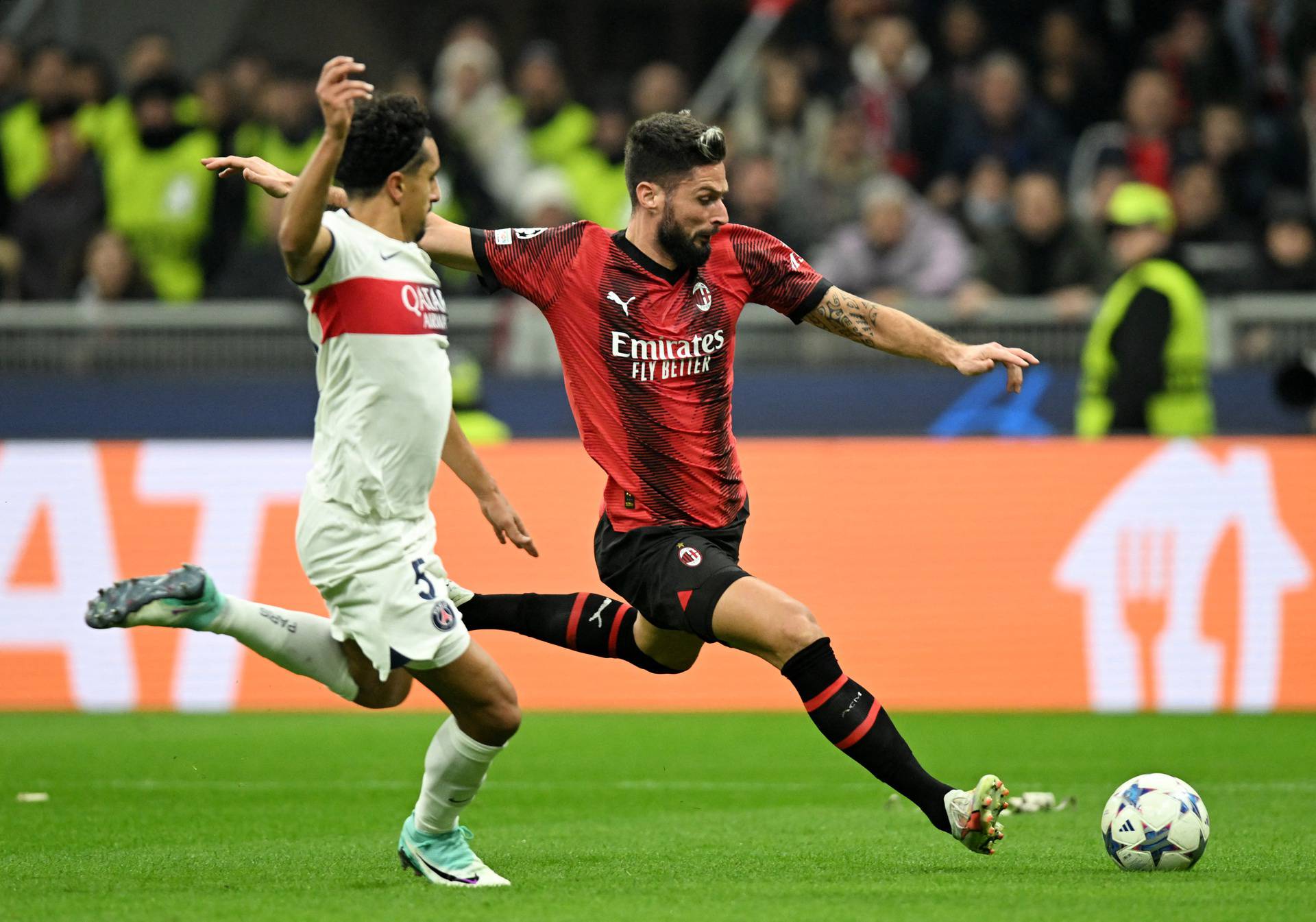 Champions League - Group F - AC Milan v Paris St Germain