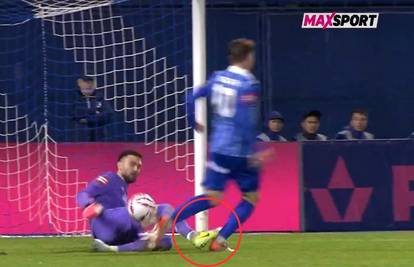 VIDEO Nevistić nagazio gležanj Krivaku i skrivio penal, 'lokosi' tražili crveni! Lovrić rekao 'nije'