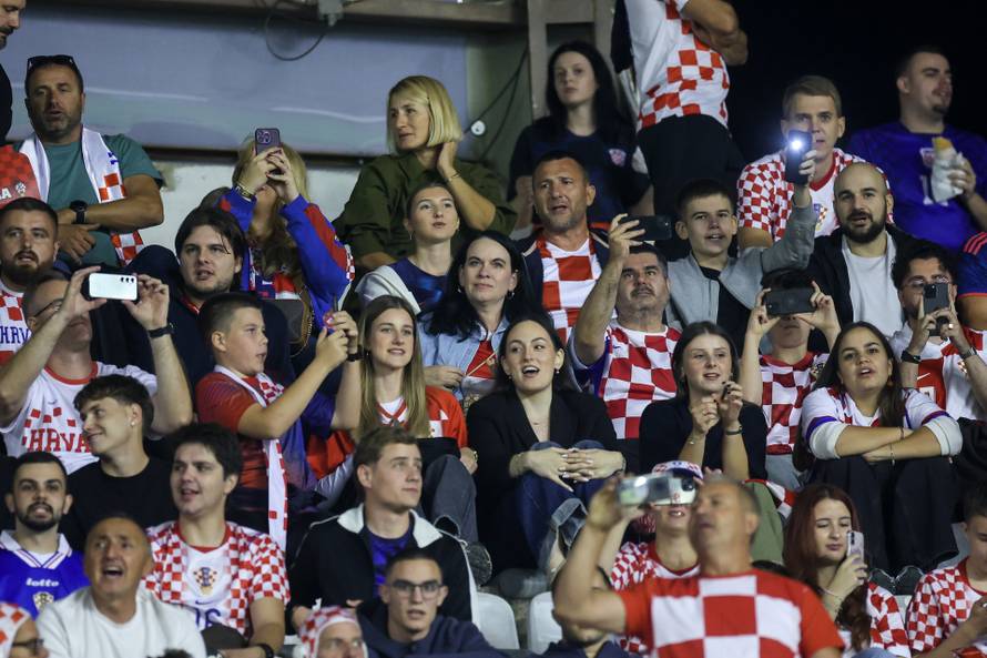 Atmosfera na Poljudu na utakmici između Hrvatske i Španjolske u Ligi nacija
