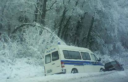 Udario u policijsko vozilo, pa oboje sletjeli s ceste