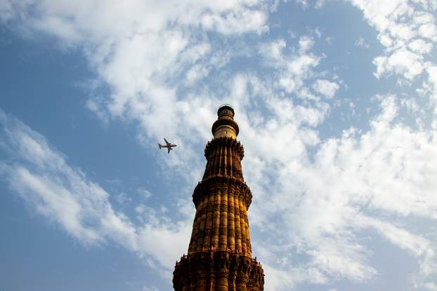Qutub minar, World heritage site,tallest bricks minaret of the world, New Delhi, India