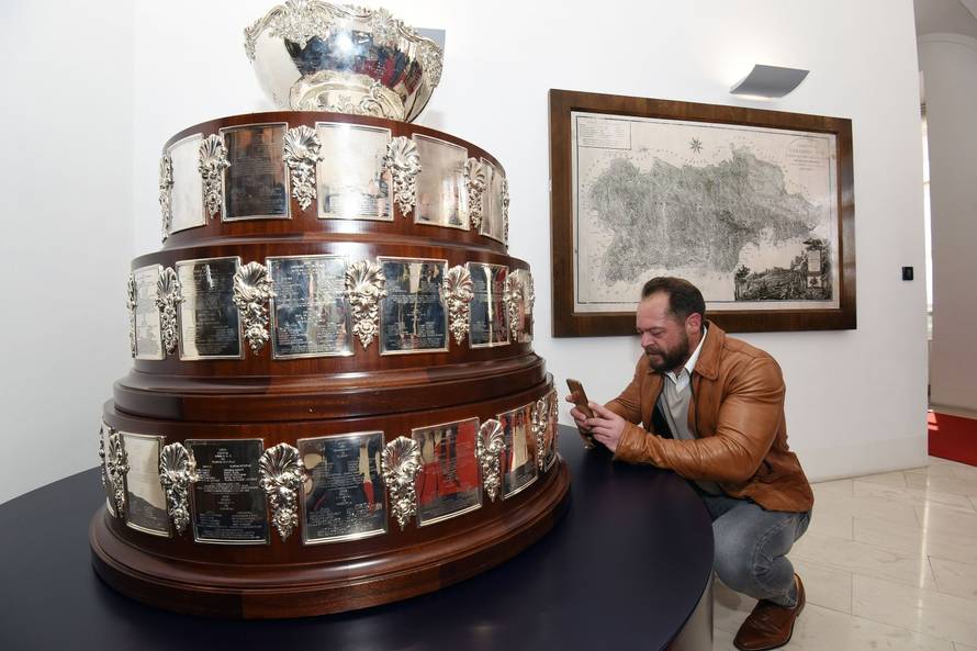 VaraÅ¾din: Predstavljanje Davis Cup trofeja