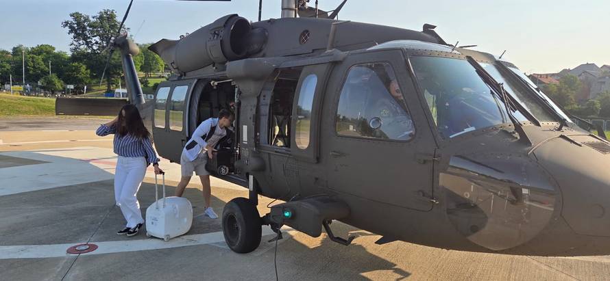 Black Hawk u noćnoj akciji je hitno vozio tim liječnika koji je išao po srce u Mađarsku