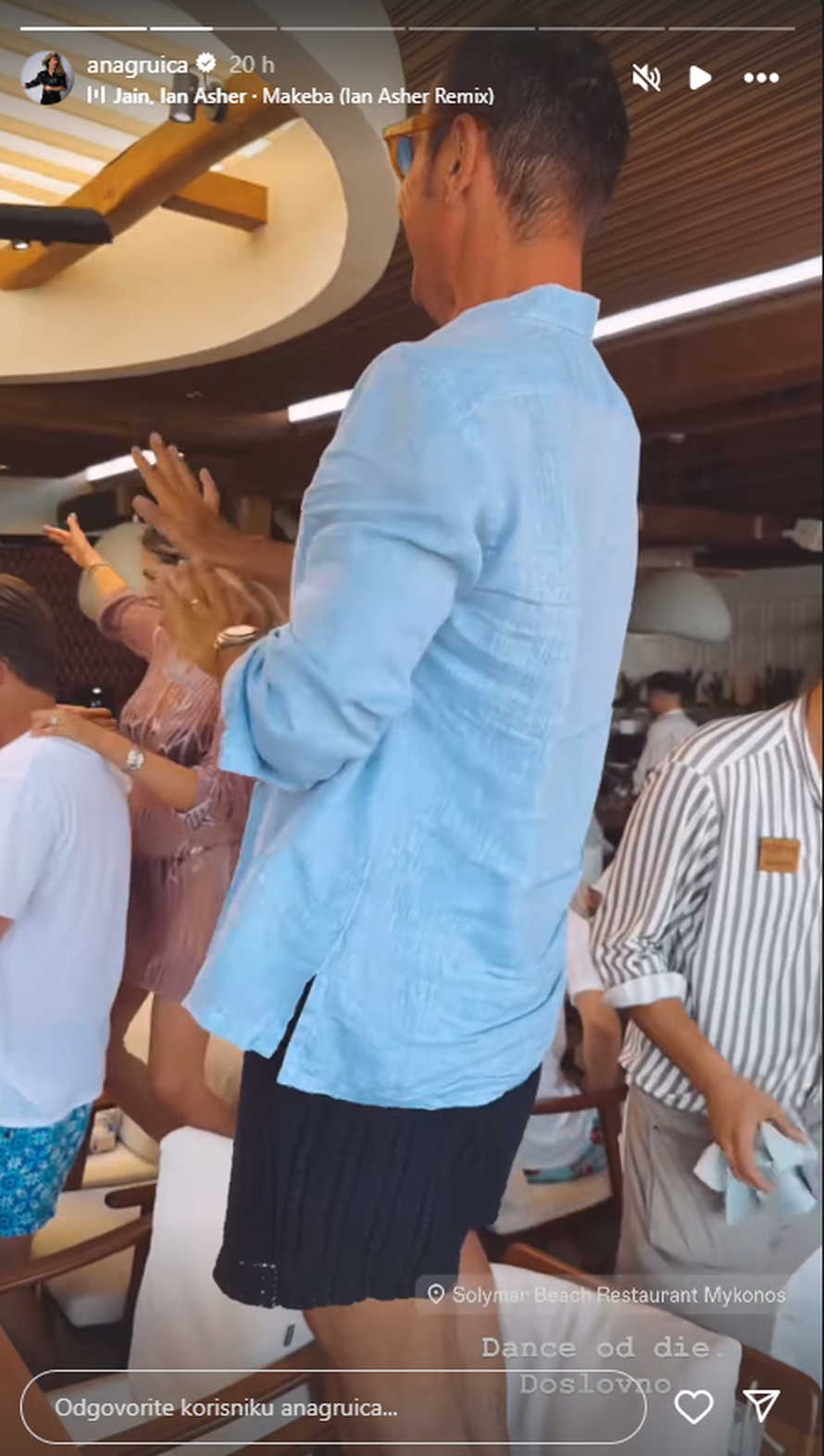 Muž Ane Gruice prošlog tjedna osuđen, dobio zatvorsku kaznu. Sad se rasplesao po Grčkoj...