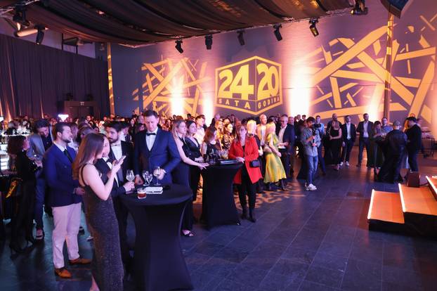 Zagreb: Obraćanje uzvanicima tijekom proslave 20. rođendana 24sata