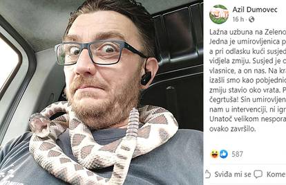 Zvali Azil Dumovec zbog zmije: 'Naš Dalibor ju je stavio oko vrata. Izašli smo kao pobjednici'
