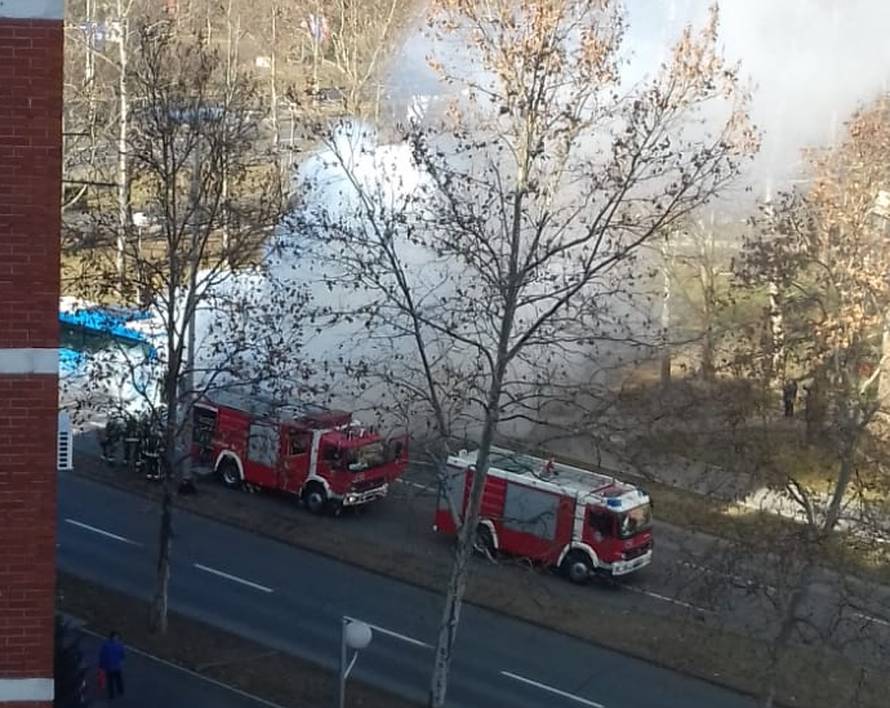 'Osjetili smo da smrdi dim pa vidjeli autobus u plamenu'