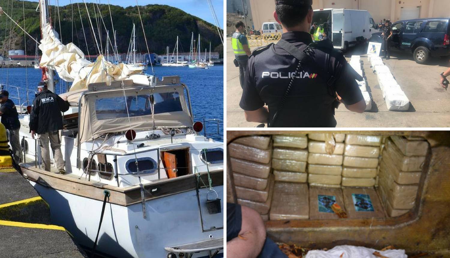 Uhićeni u Azorima: Riječanin u jedrilici švercao 1400 kg koke
