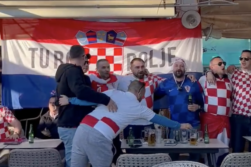 Atmosfera na rivi uoči utakmice