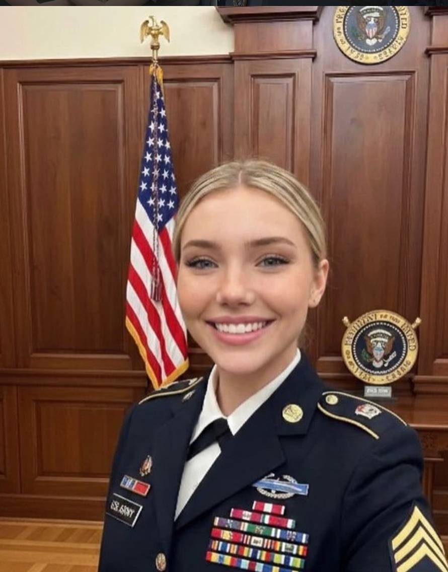 Zgodna plavuša iz vojske SAD-a je zaludjela Trumpove  pristaše. Nude joj brak. A sve je laž..