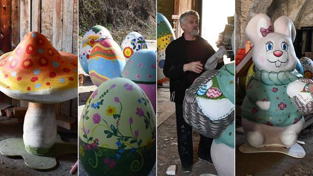 Oslikava uskrsna jaja koja će krasiti Slavonski Brod: 'Prvo smo obnovili sve stare ukrase'