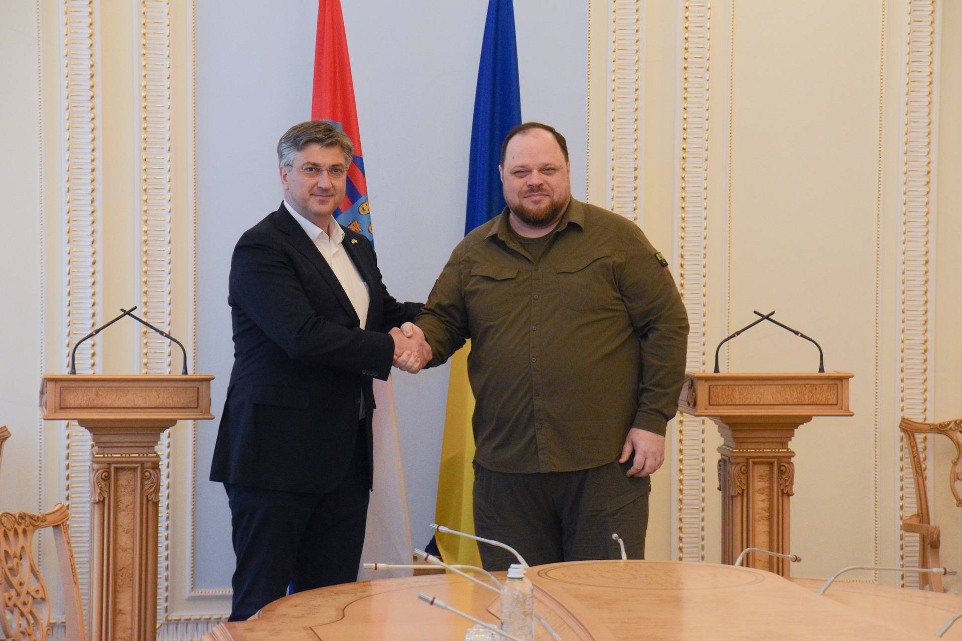 FOTO Plenković u Kijevu, sastao se sa Zelenskim: 'Znamo kako je biti  pod vojnom agresijom'