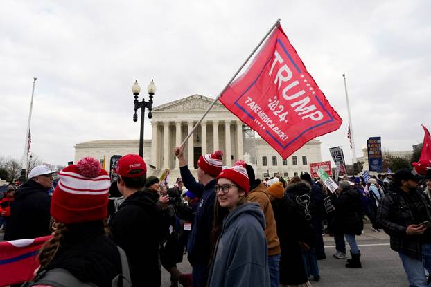 Anti-abortion demonstrators gather in Washington D.C. for the annual  "March for Life\