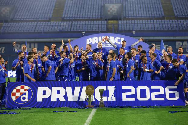Zagreb: GNK Dinamo osvojio Prvenstvo 2026.