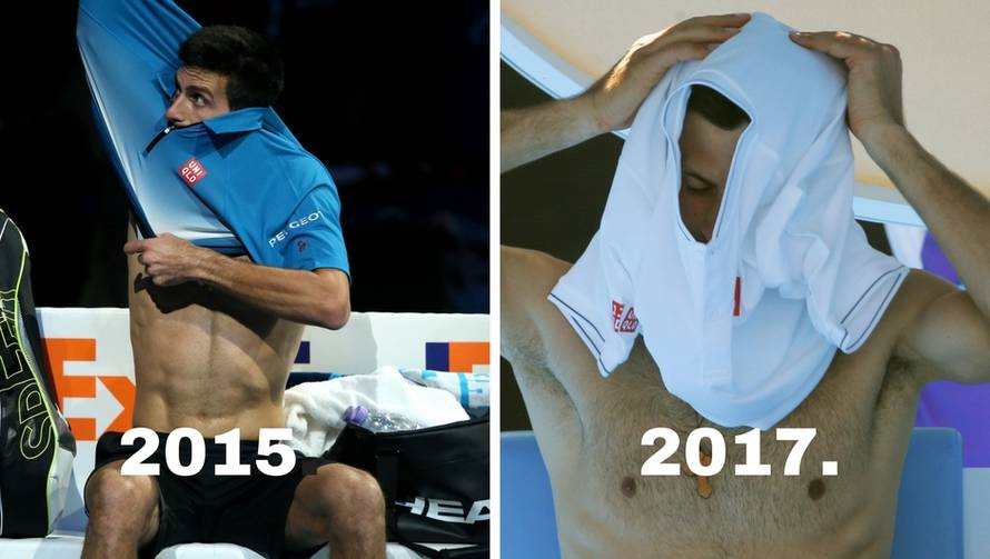 Novak je kost i koža! Šokantna fotka nekoć najboljeg u svijetu