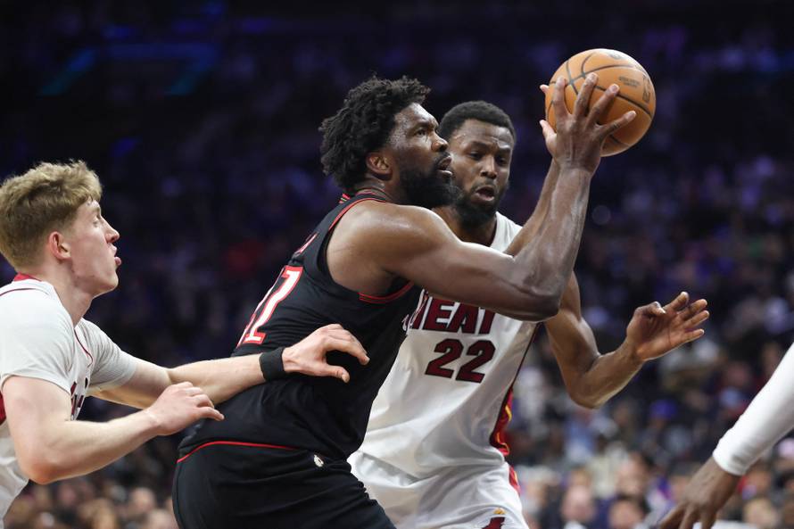 NBA: Miami Heat at Philadelphia 76ers