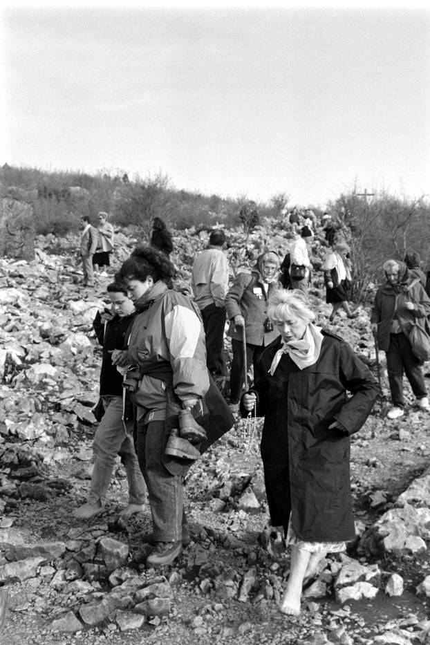 Podbrdo, mjesto ukazanja Gospe u Međugorju, 27.1.1991.
