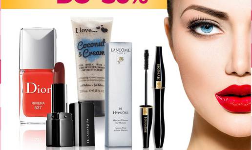 Dior, Lancome, Clinique kozmetika do -30% 