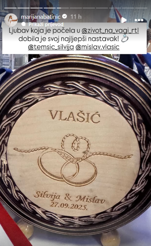 Ljubav im je počela u 'Životu na vagi', sad se vjenčali! Na svadbi bili i njihovi prijatelji iz showa