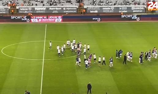 VIDEO Hajdukovci opet ostali na centru, nisu otišli kod Torcide. Žestoko slavlje dinamovaca