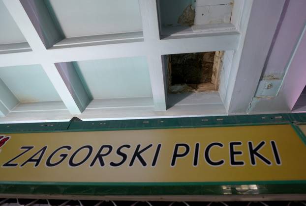 Zagreb: Urušio se dio stropa na tržnici Dolac