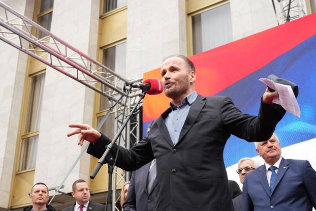 Banja Luka: Skup podrške Miloradu Dodiku nakon izricanja presude