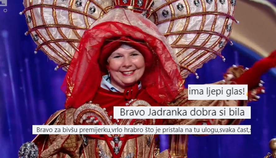 Pljušte pohvale! Jadranka Kosor oduševila gledatelje 'Singera': Jako lijep glas! Svaka ti čast...