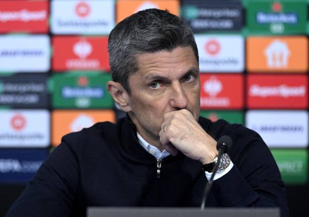 Zagreb: Konferencija za medije trenera PAOK-a Razvana Lucescua