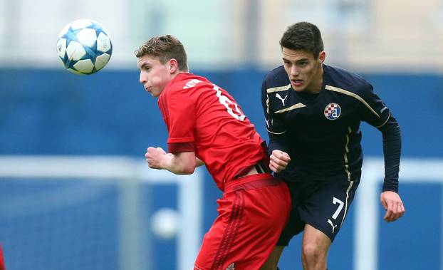 Zagreb: UEFA Liga mladih, skupina F, 6. kolo, GNK Dinamo - Bayern Muenchen