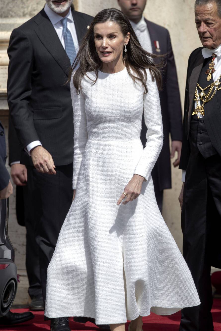 The Spanish Royals Arrive At The Vatican In Vatican