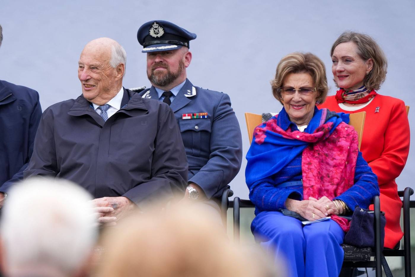 Hello in Lund 20240528. King Harald and Queen Sonja visit Moi in Lund municipality in Rogaland in connection with the county visits to Agder and Rogaland 26-30 May.
Photo: Lise serud / NTB