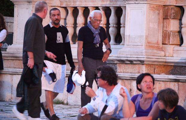 Hvar: Poznati dizajner Giorgio Armani na odmoru obavio i mali shopping