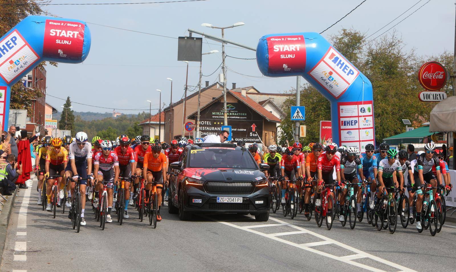 Slunj: Start druge etape biciklističke utrke CRO Race od Slunja do Otočca