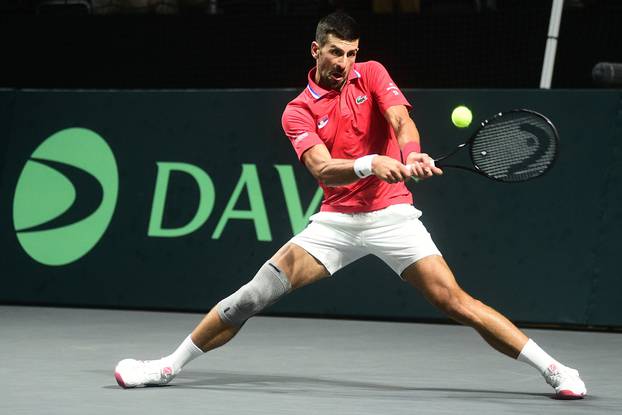 Beograd: Davis Cup Srbija - Grčka, Miomir Kecmanović - Aristotelis Tanos