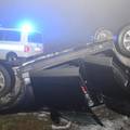 FOTO Nova tragedija: Mu&scaron;karac poginuo kraj &Ccaron;akovca. Auto u te&scaron;koj nesre&cacute;i zavr&scaron;io na krovu