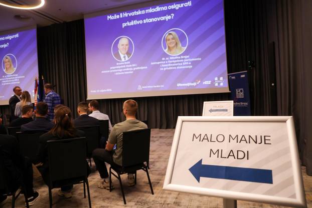 Tribina pod nazivom "Može li Hrvatska mladima osigurati priuštivo stanovanje?"